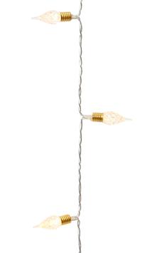 Kaemingk Lyslenke Batteri Vintage-Transparent Varmhvit_50-LED/ 4, 9m  (487-488847)