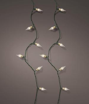 Kaemingk Lyslenke Stikkontakt Vintage-Grønn Varmhvit_120-LED/12m