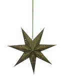 Kaemingk Julestjerne LED-Batteri Grønn Ø38 (487-489430)