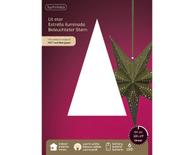 Kaemingk Julestjerne LED-Batteri Grønn Ø38 (487-489430)