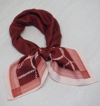 7Days Viskoseskjerf Bordeaux 68x68 (826-15666)