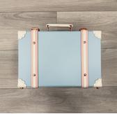 Uniwalker Koffert Retro Blå/Rosa 22x33cm 13" (780-bluepink-13)