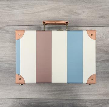 Uniwalker Koffert Retro Brede-Striper 22x33cm_13"