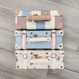 Uniwalker Koffert Retro Brede-Striper 22x33cm_13" (780-bigstripe-13)