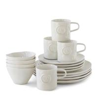 Riviera Maison Portofino Middagssett Hvit 16deler