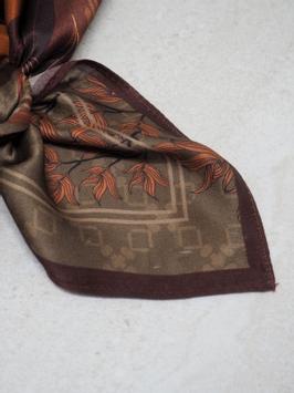 7Days Silkeskjerf Brun-Gammelrosa 53x53 (826-18063)