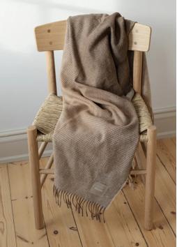 Elvang  Horizon Ullpledd 130x200 kamelbrun