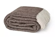 Elvang  Hope-Ukraine Ullpledd 130x200 brun (666-75000-brown)