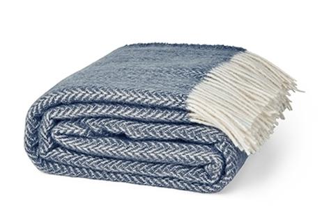 Elvang  Hope-Ukraine Ullpledd 130x200 mørkeblå (666-75000-darkblue)