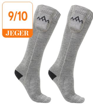 Heat Experience Varmesokker V2 Oppladbart-batteri Fjernkontroll Grå (665-HEES041GR)