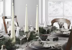 Deluxe Batterilys Kjegle Hvit Ø5