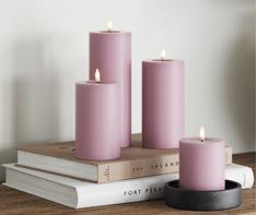 Deluxe Kubbelys LED Lys-Lilla Ø7,5