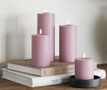 Deluxe Kubbelys LED Lys-Lilla Ø7,5