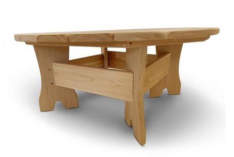 Westport Chair Company Royal Adirondack Kaffebord Rødt sedertre 107cm (688-2058)