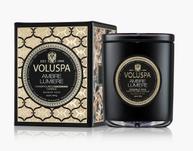 Voluspa Ambre Lumiere Duftlys Classic Boxed 60t (703-V8202)