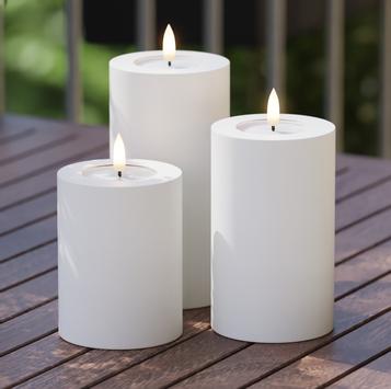 Deluxe Kubbelys LED Utendørs Hvit_Ø10