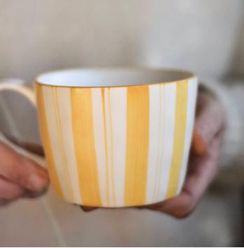 Trend Design Krus Striper Gul H7,5