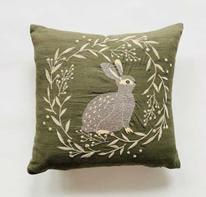 Trend Design Putetrekk Kanin Grønn 40x40