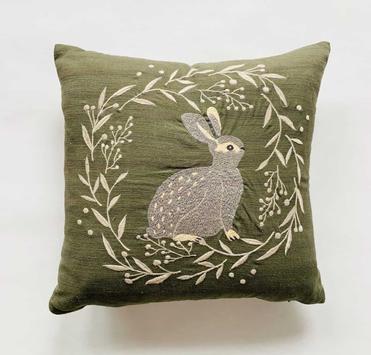 Trend Design Putetrekk Kanin Grønn 40x40