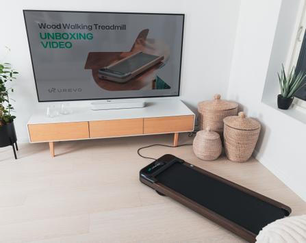 Urevo SpaceWalk E4W Wood tredemølle 6km/t  (URTM026)