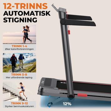 O'Yeet YT104 Best-i-test tredemølle stigningsfunksjon 14km/t (TM-YT104)