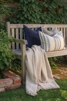 Halvor Bakke Putetrekk Thomas Velour Blå 50x50 (479-120771)