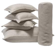 Halvor Bakke Putetrekk Agira Viskose/Lin-blanding Beige