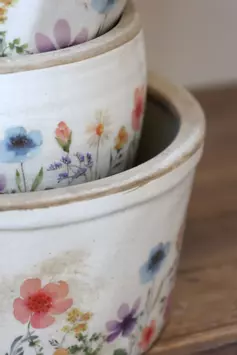 Chic Antique Fleurville Potteskjuler Markblomster Ø16,5 (529-65107819)