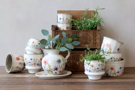 Chic Antique Fleurville Potteskjuler Markblomster Ø16,5 (529-65107819)