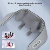 NAIPO oFree Massasjeapparat varme håndsimulert Shiatsu massasje  (MGS-2301)