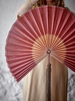 Bloomingville Jaime Veggdekorasjon Bambus Rosa