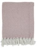 Chic Antique Bomullspledd Resirkulert rosa 130x150 (529-16116707)