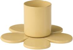 Ib Laursen Lysestake Blomst Gul H2,9