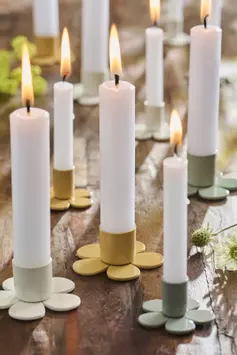 Ib Laursen Lysestake Blomst Gul H2,9 (171-90219-77)