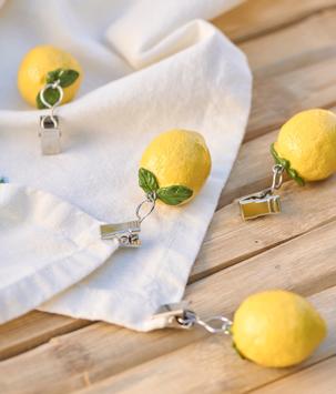 Ib Laursen Dukvekter Sitron 4stk (171-92294-00)