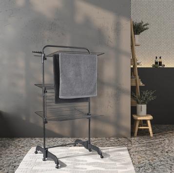 Leifheit Tørkestativ Comfort Tower-420 H145 svart