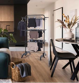 Leifheit Tørkestativ Comfort Tower-420 H145 svart (379-38585)