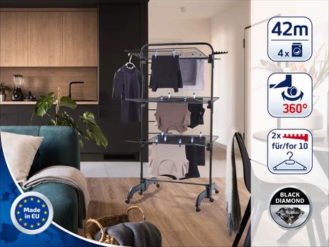 Leifheit Tørkestativ Comfort Tower-420 H145 svart (379-38585)