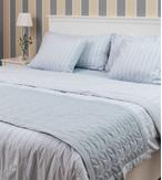 Ilse Jacobsen Sengesett Powder-Blue Stripes Bomull (810-1002003403)