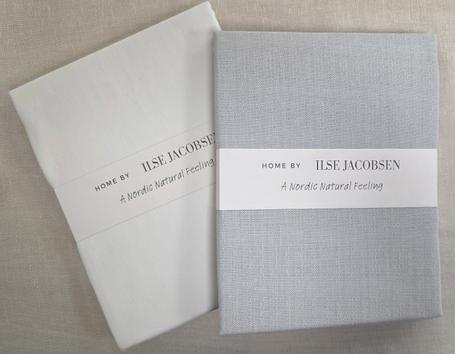 Ilse Jacobsen Duk vevet bomullsmiks perlehvit glans (810-duk-pearl-white)