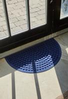House Doctor Entry Dørmatte Halvrund Blå_45x75