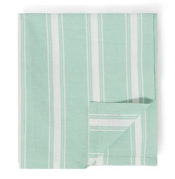 Lexington Duk Striped Grønn lin/ bomull (588-12613002)