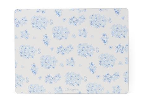 Lexington Spisebrikker Floral Blå 2pk