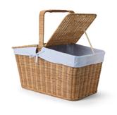 Lexington Piknikkurv Blå m/ bomullstrekk (588-12618015)