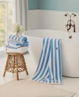 Lexington Håndkle Block Stripe SkyBlue