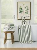 Lexington Håndkle Block Stripe VintageGreen (588-10002903-30x50)