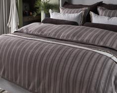 Halvor Bakke Sengesett Charleston-Hill flanell brun