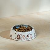 Mummi Pets Matskål Hund Beige_Ø14 (489-6416114974115)