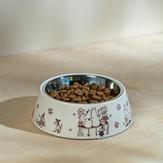 Mummi Pets Matskål Hund Beige_Ø17, 5 (489-6416114974122)