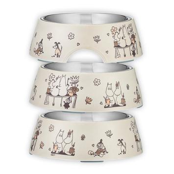Mummi Pets Matskål Hund Beige_Ø17, 5 (489-6416114974122)